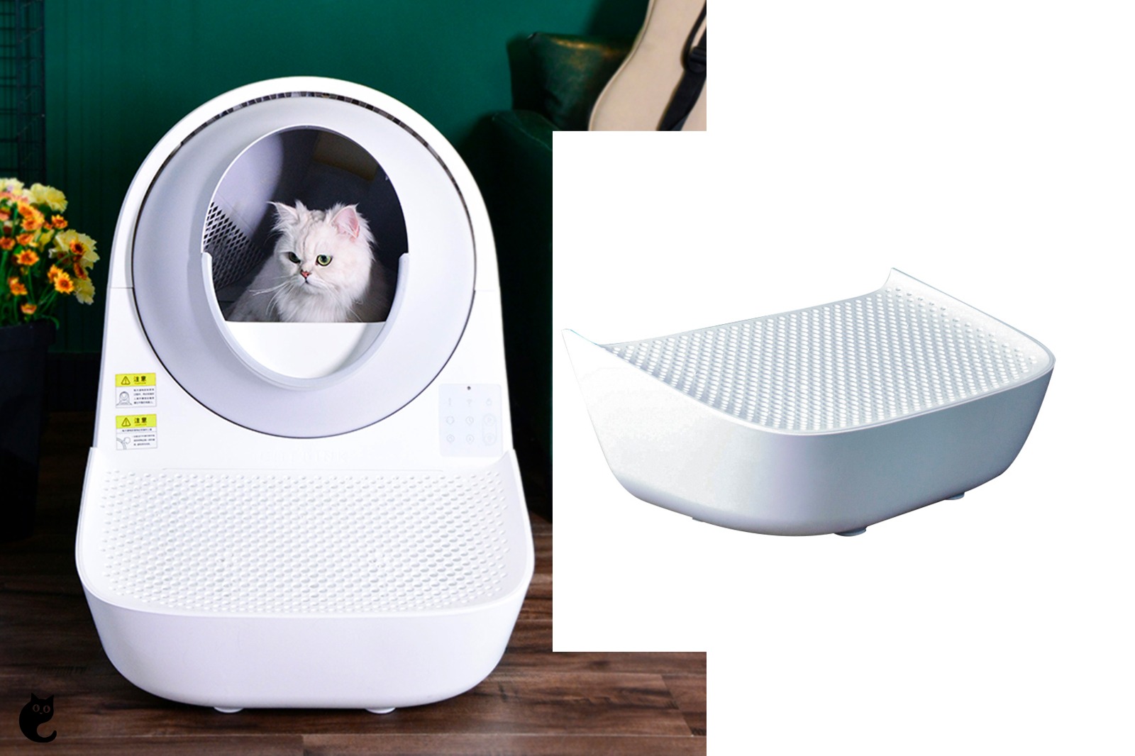 You can even get this Catlink Young Automatic Cat Litter Stairway to assist you in resolving the issue of litter spilling and tracking from the litter box to the floors and around your home.